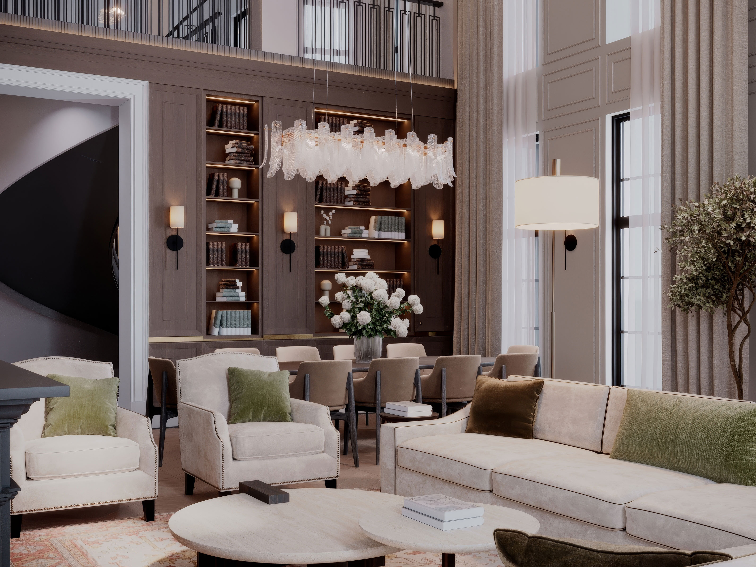 Sea Breeze Villa — interior design & visualization, image 2